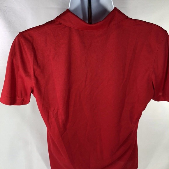 DELTA CARGO SPORT TEK PORT AUTHORITY RED POLO SHIRT WOMENS XL SHORT SLEEVE - Picture 9 of 12